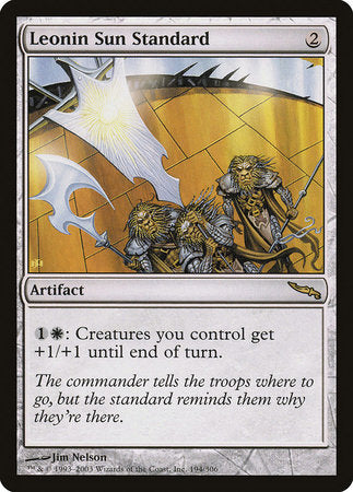 Leonin Sun Standard [Mirrodin] | RetroPlay Games