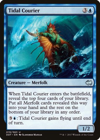 Tidal Courier [Duel Decks: Merfolk vs. Goblins] | RetroPlay Games