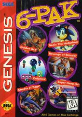 6-Pak [Cardboard Box] - Sega Genesis | RetroPlay Games