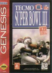 Tecmo Super Bowl III [Cardboard Box] - Sega Genesis | RetroPlay Games