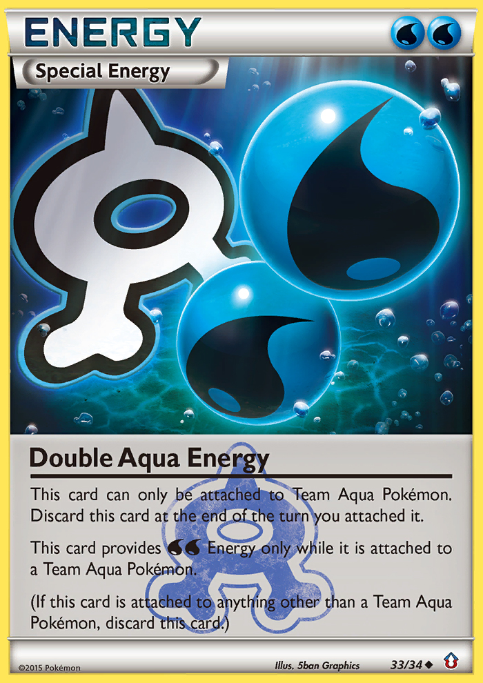 Double Aqua Energy (33/34) [XY: Double Crisis] | RetroPlay Games