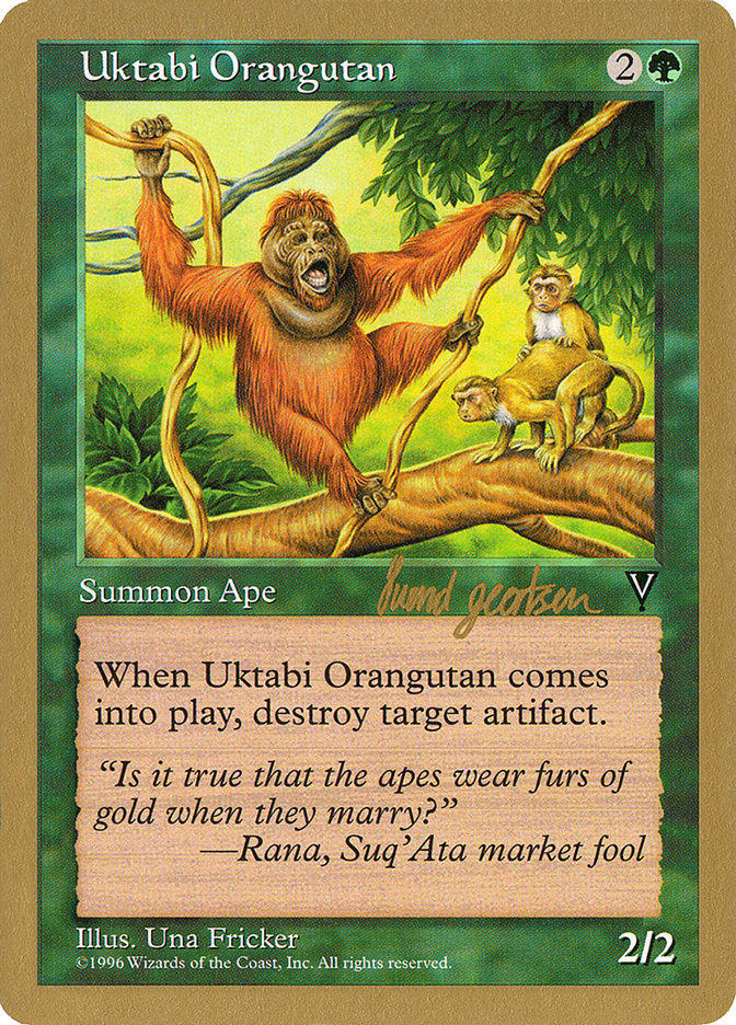 Uktabi Orangutan (Svend Geertsen) (SB) [World Championship Decks 1997] | RetroPlay Games