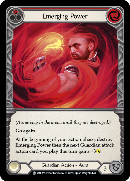 Emerging Power (Red) [U-WTR069] (Welcome to Rathe Unlimited)  Unlimited Rainbow Foil | RetroPlay Games