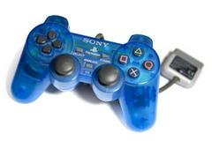 Clear Blue Dual Shock Controller - Playstation | RetroPlay Games