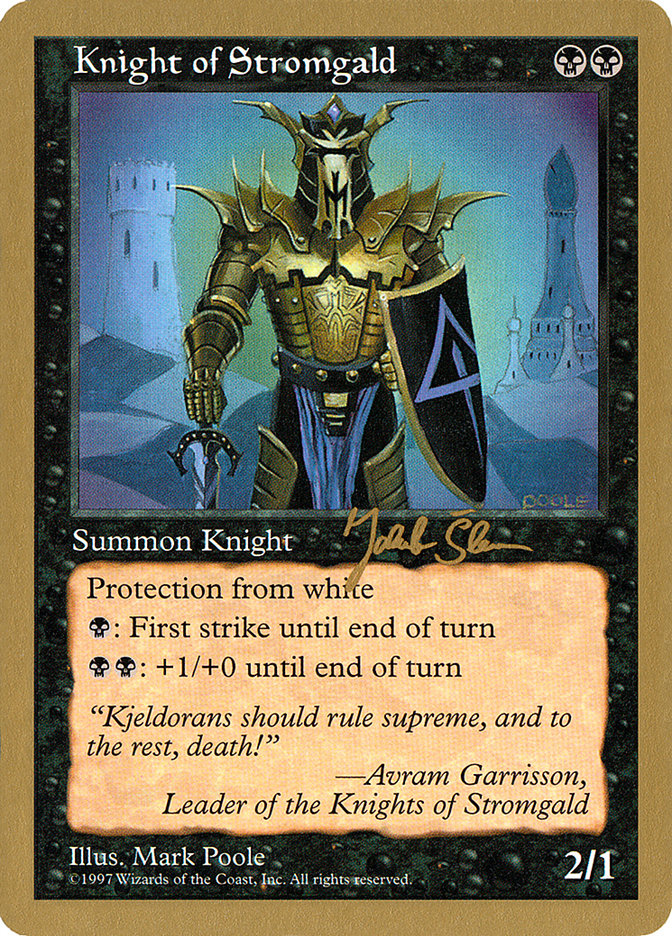 Knight of Stromgald (Jakub Slemr) [World Championship Decks 1997] | RetroPlay Games