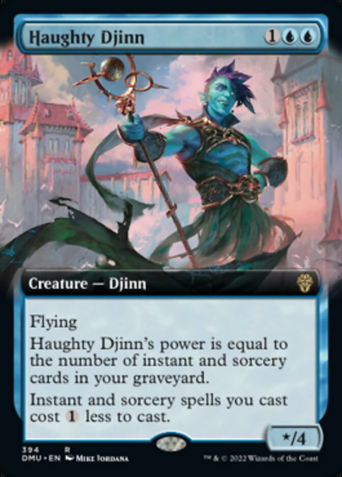 Haughty Djinn (Extended Art) [Dominaria United] | RetroPlay Games