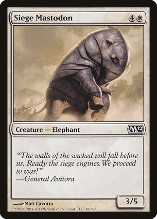 Siege Mastodon [Magic 2012] | RetroPlay Games