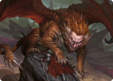 Manticore Art Card [Dungeons & Dragons: Adventures in the Forgotten Realms Art Series] | RetroPlay Games