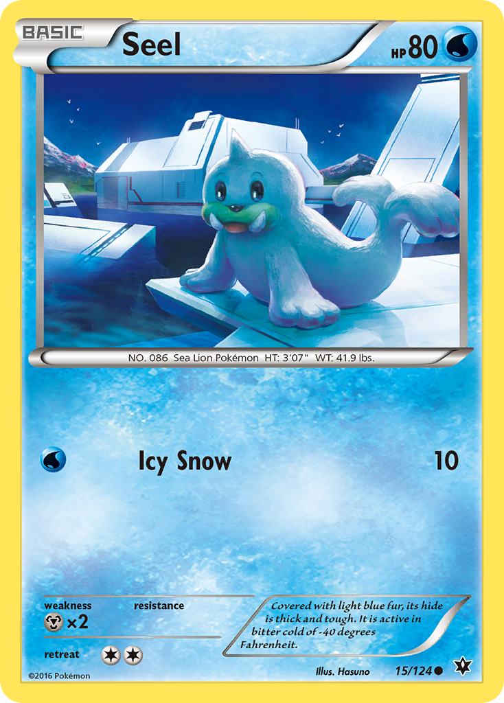 Seel (15/124) [XY: Fates Collide] | RetroPlay Games