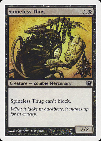 Spineless Thug [Ninth Edition] | RetroPlay Games