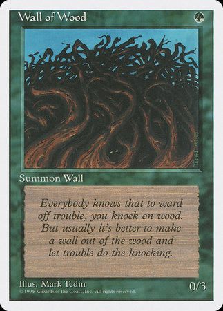 Wall of Wood [Fourth Edition] | RetroPlay Games