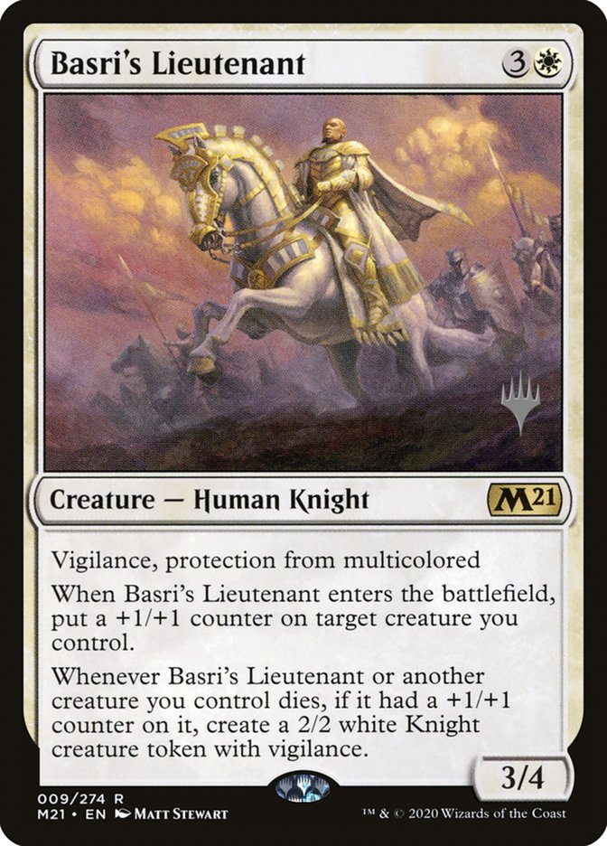 Basri's Lieutenant (Promo Pack) [Core Set 2021 Promos] | RetroPlay Games