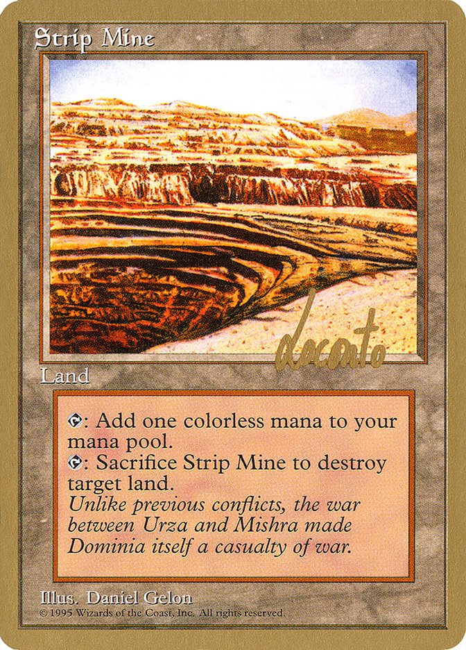 Strip Mine (Michael Loconto) [Pro Tour Collector Set] | RetroPlay Games