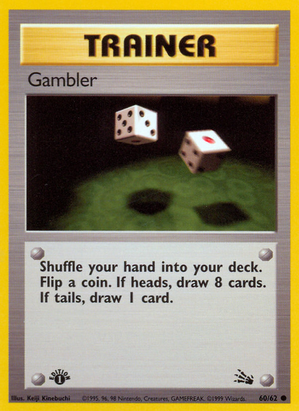 Gambler (60/62) [Fossil 1st Edition] | RetroPlay Games