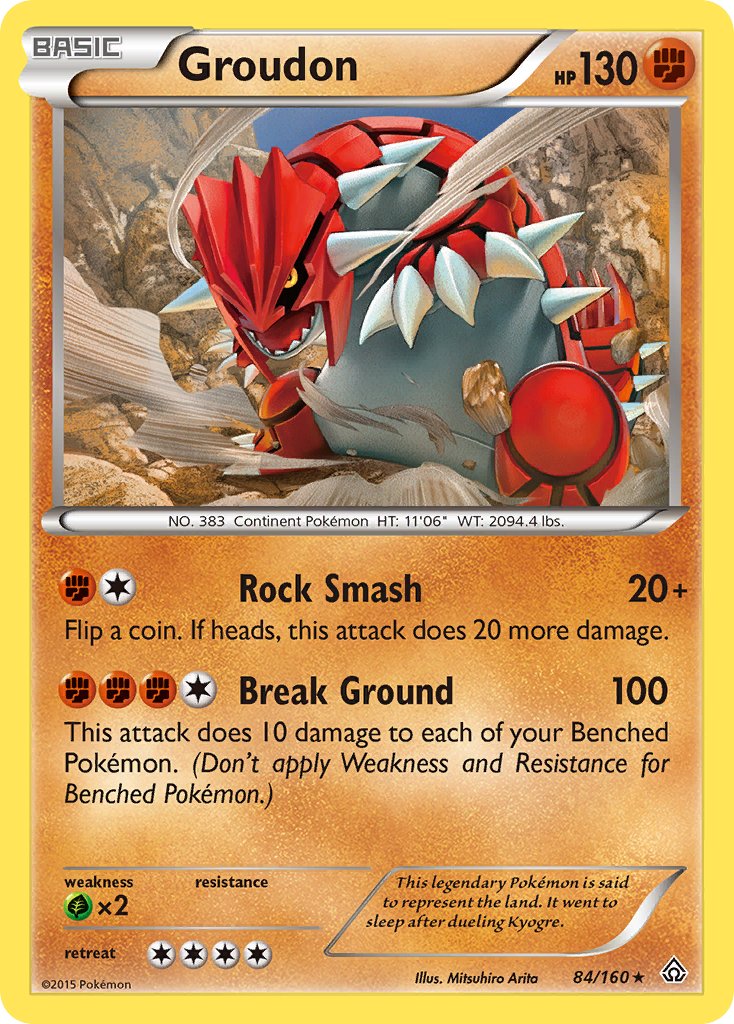 Groudon (84/160) (Theme Deck Exclusive) [XY: Primal Clash] | RetroPlay Games