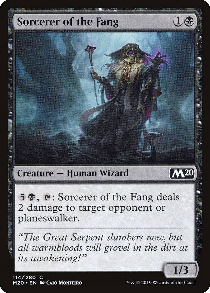 Sorcerer of the Fang [Core Set 2020] | RetroPlay Games