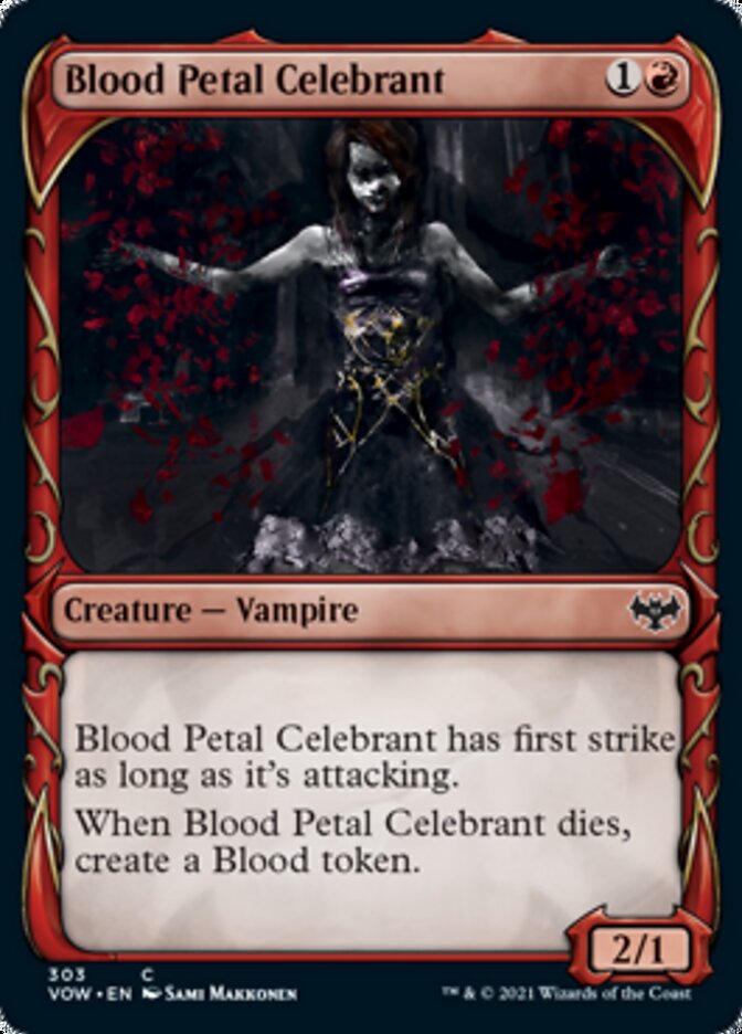 Blood Petal Celebrant (Showcase Fang Frame) [Innistrad: Crimson Vow] | RetroPlay Games