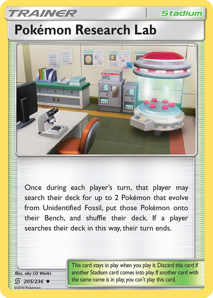 Pokemon Research Lab (205/236) [Sun & Moon: Unified Minds] | RetroPlay Games