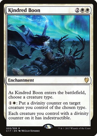 Kindred Boon [Commander 2017] | RetroPlay Games
