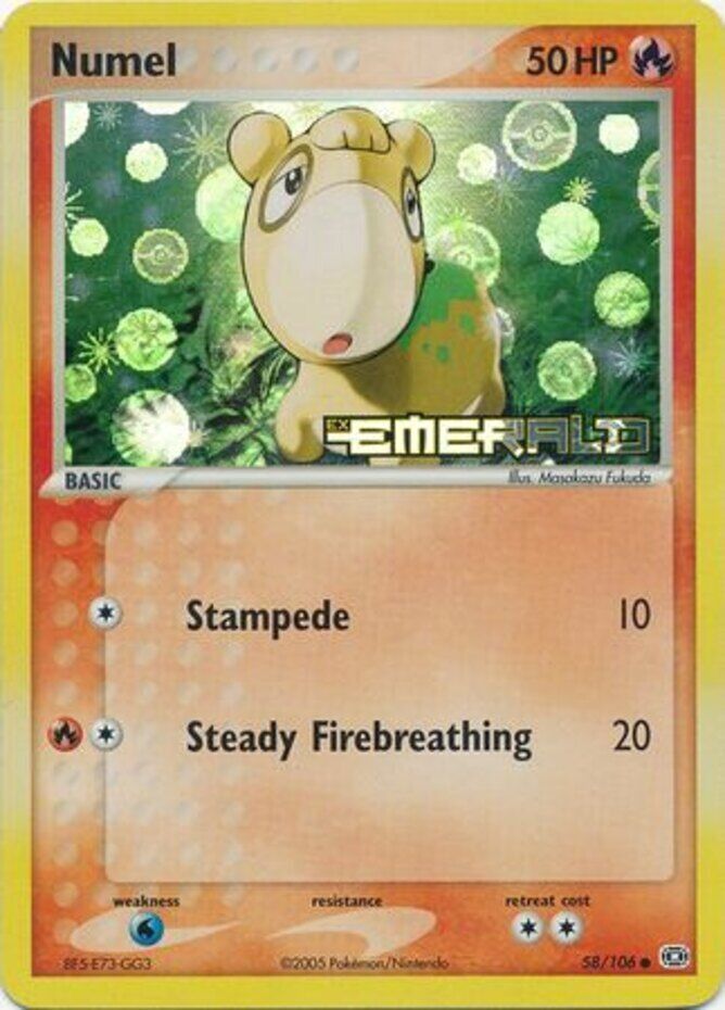 Numel (58/106) (Stamped) [EX: Emerald] | RetroPlay Games