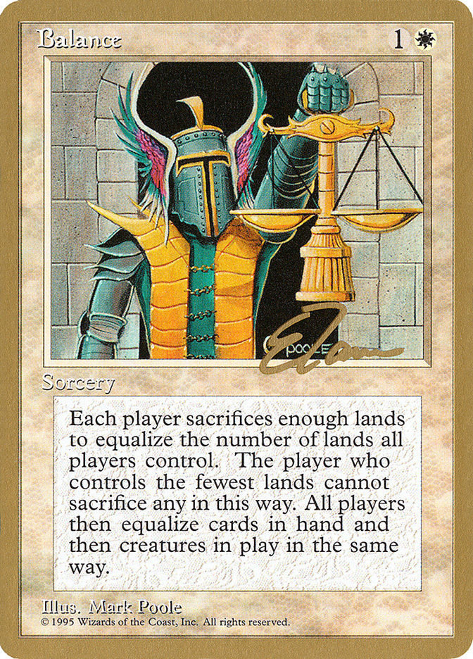 Balance (Eric Tam) [Pro Tour Collector Set] | RetroPlay Games