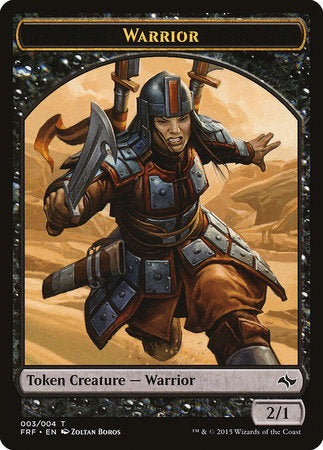 Warrior Token [Fate Reforged Tokens] | RetroPlay Games