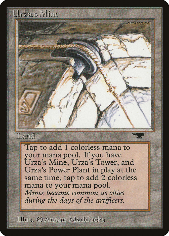 Urza's Mine (Pulley Embedded in Stone) [Antiquities] | RetroPlay Games