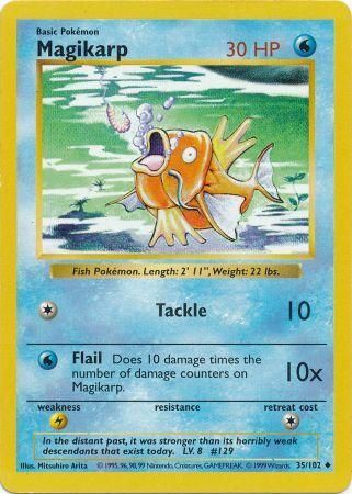 Magikarp (35/102) [Base Set Shadowless Unlimited] | RetroPlay Games