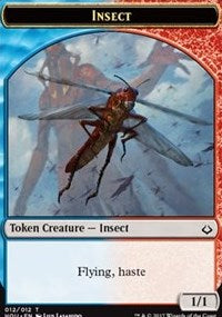 Insect // Warrior Double-sided Token [Hour of Devastation Tokens] | RetroPlay Games