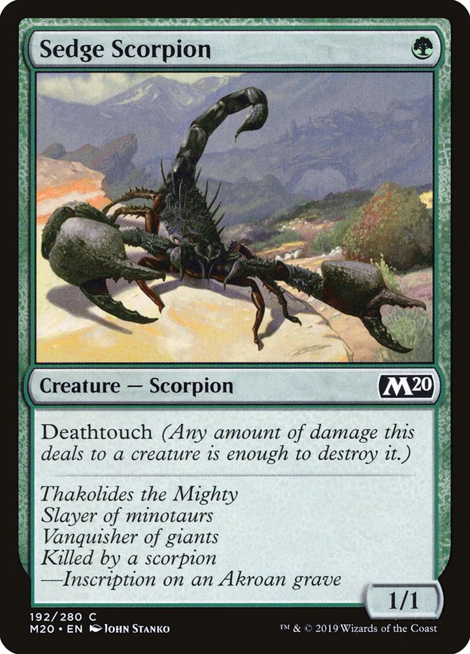 Sedge Scorpion [Core Set 2020] | RetroPlay Games