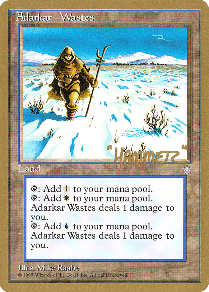 Adarkar Wastes (Shawn "Hammer" Regnier) [Pro Tour Collector Set] | RetroPlay Games