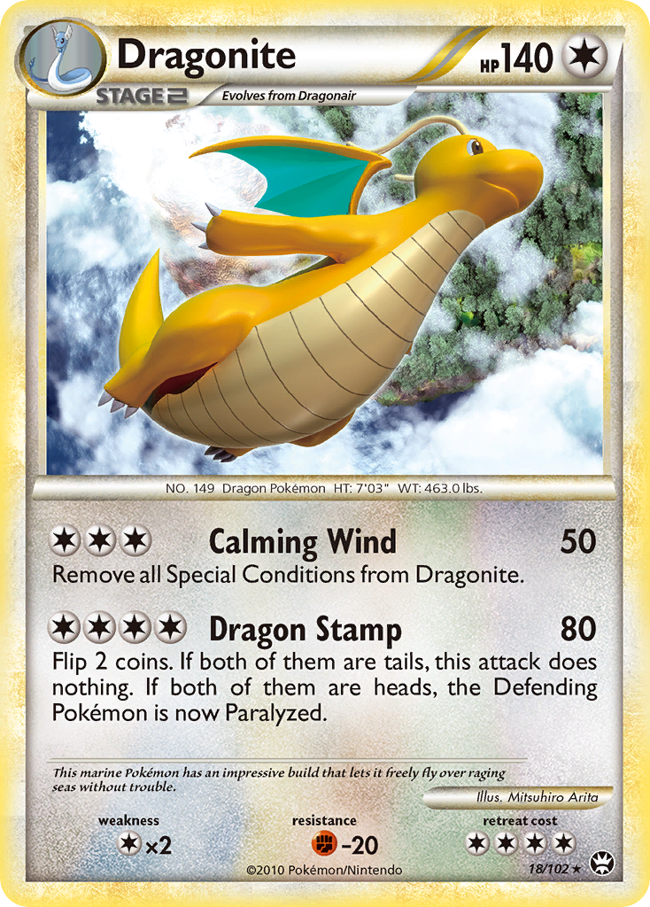 Dragonite (18/102) [HeartGold & SoulSilver: Triumphant] | RetroPlay Games