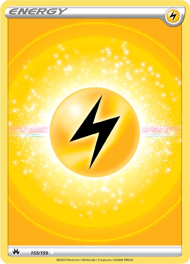 Lightning Energy (155/159) (Texture Full Art) [Sword & Shield: Crown Zenith] | RetroPlay Games