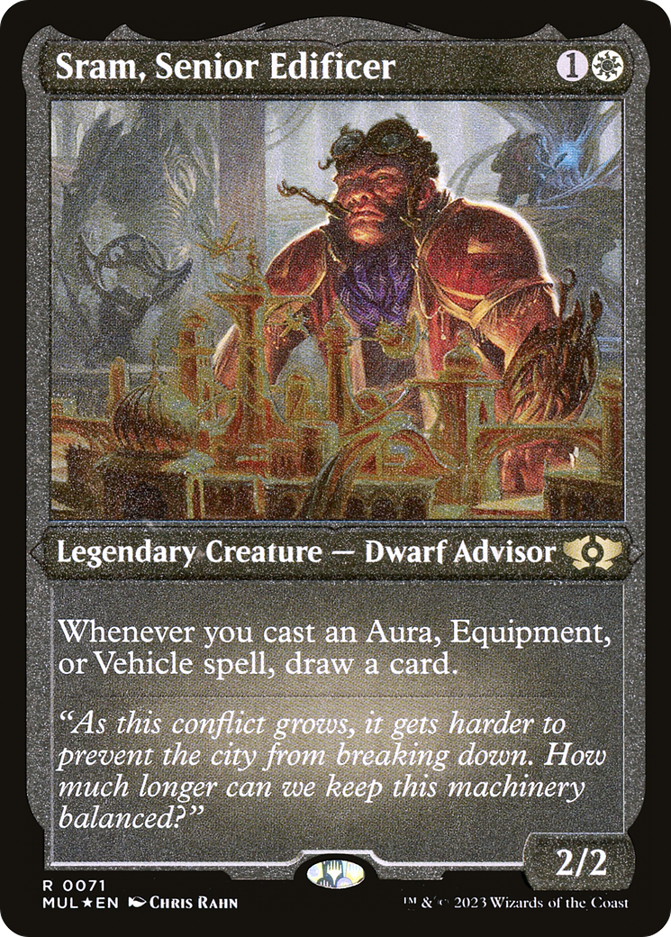 Sram, Senior Edificer (Foil Etched) [Multiverse Legends] | RetroPlay Games