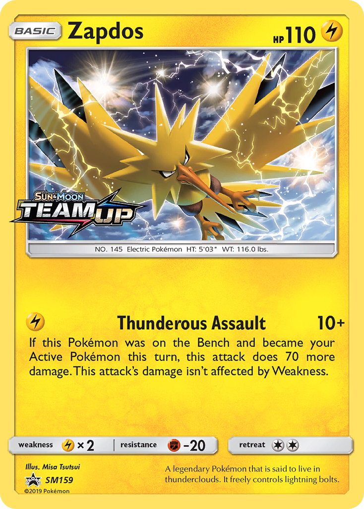 Zapdos (SM159) [Sun & Moon: Black Star Promos] | RetroPlay Games