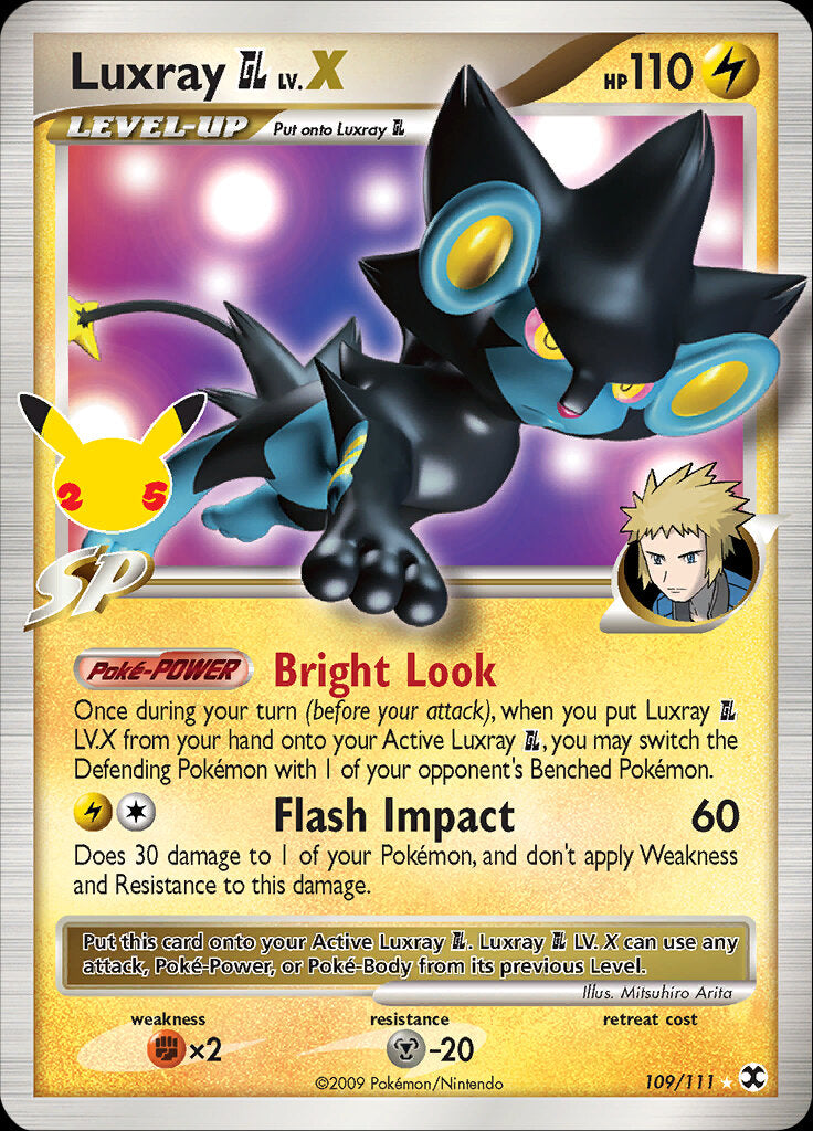 Luxray GL LV.X (109/111) [Celebrations: 25th Anniversary - Classic Collection] | RetroPlay Games