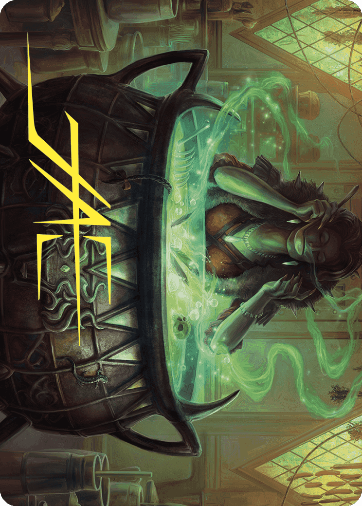 Agatha's Soul Cauldron Art Card (Gold-Stamped Signature) [Wilds of Eldraine Art Series] | RetroPlay Games