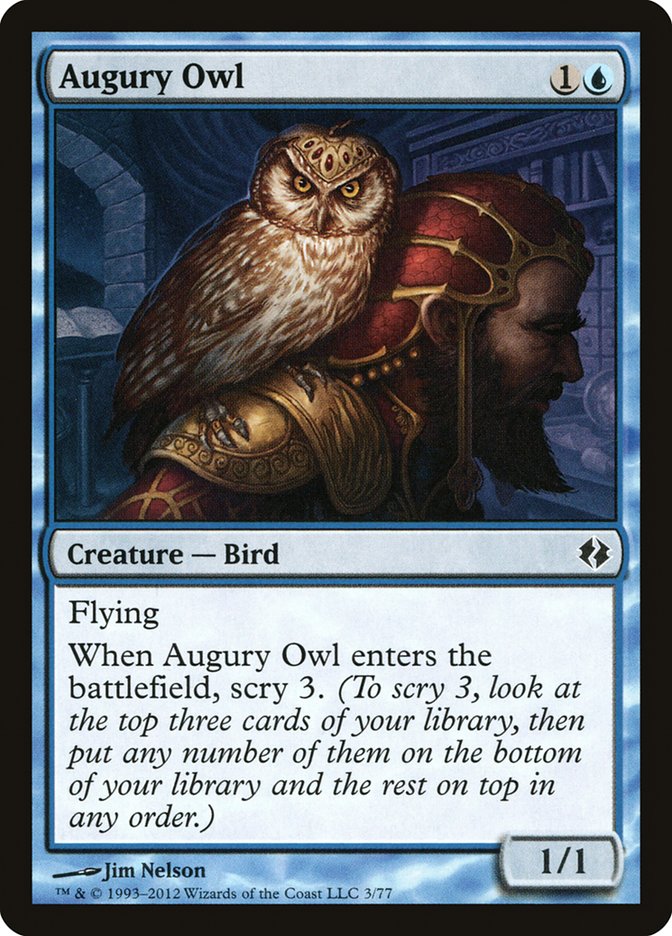 Augury Owl [Duel Decks: Venser vs. Koth] | RetroPlay Games