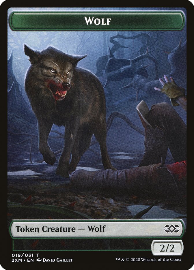 Wolf Token [Double Masters] | RetroPlay Games