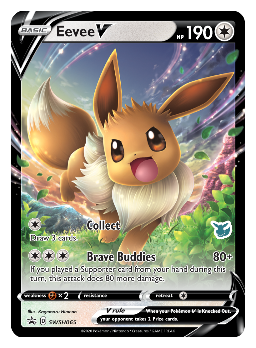 Eevee V (SWSH065) (Eevee Deck) [Battle Academy 2022] | RetroPlay Games