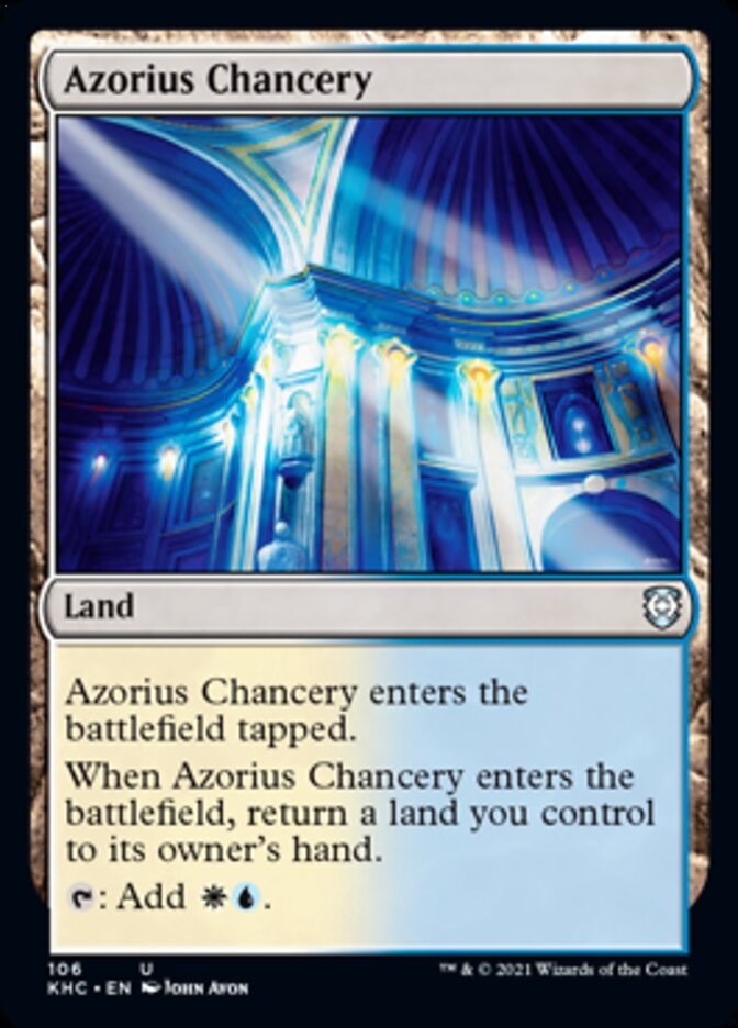 Azorius Chancery [Kaldheim Commander] | RetroPlay Games