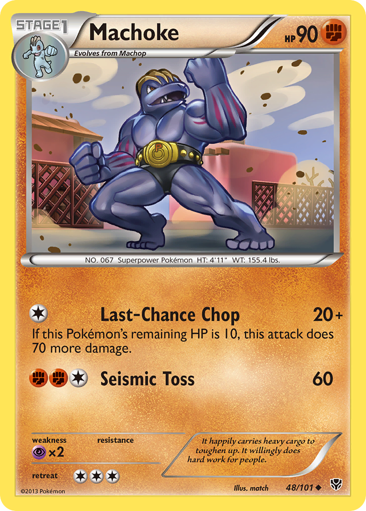 Machoke (48/101) [Black & White: Plasma Blast] | RetroPlay Games