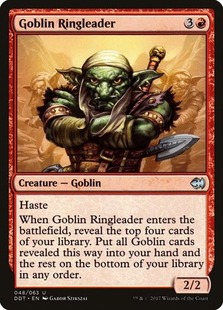 Goblin Ringleader [Duel Decks: Merfolk vs. Goblins] | RetroPlay Games