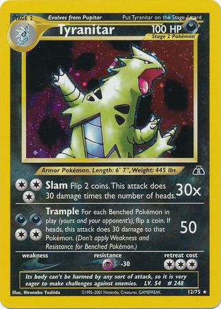 Tyranitar (12/75) [Neo Discovery Unlimited] | RetroPlay Games