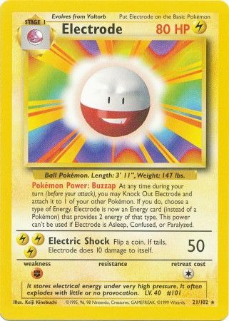 Electrode (21/102) [Base Set Unlimited] | RetroPlay Games