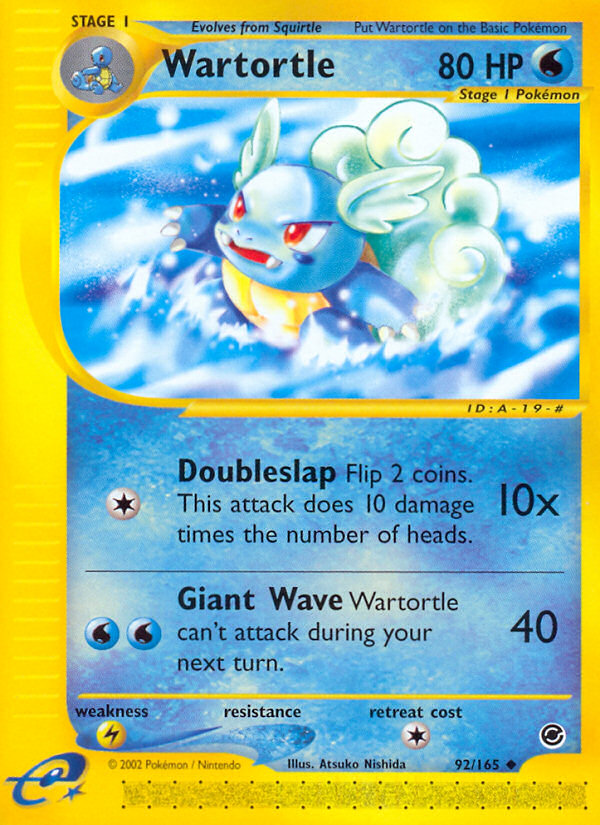 Wartortle (92/165) [Expedition: Base Set] | RetroPlay Games