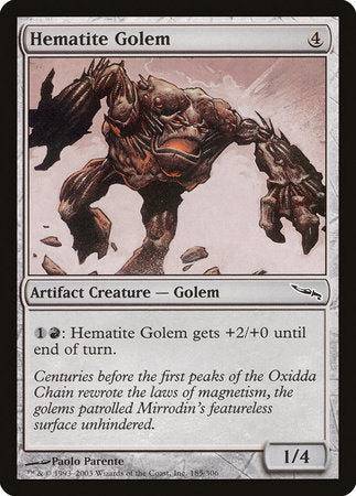 Hematite Golem [Mirrodin] | RetroPlay Games