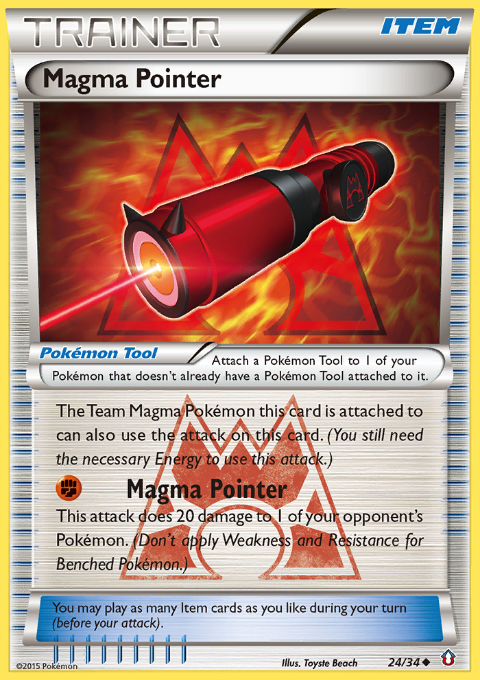 Magma Pointer (24/34) [XY: Double Crisis] | RetroPlay Games