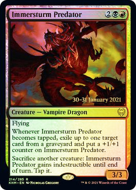 Immersturm Predator  [Kaldheim Prerelease Promos] | RetroPlay Games