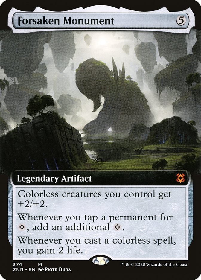 Forsaken Monument (Extended Art) [Zendikar Rising] | RetroPlay Games
